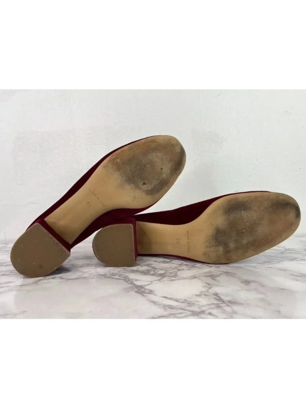 Everlane Women's The Italian Leather Red Heel Size 9.5